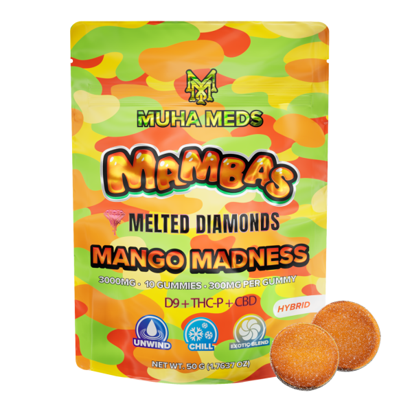 Mango Madness Melted Diamonds Gummies