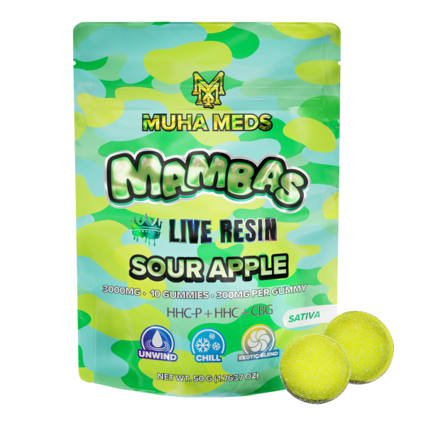 Sour Apple Live Resin Gummies