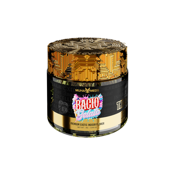 Bacio Gelato THC-A 4 Gram Flower Jar